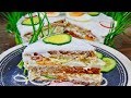 Rezept: Brottorte / Sandwich Torte / schwedische Sandwichtorte / Partyrezept