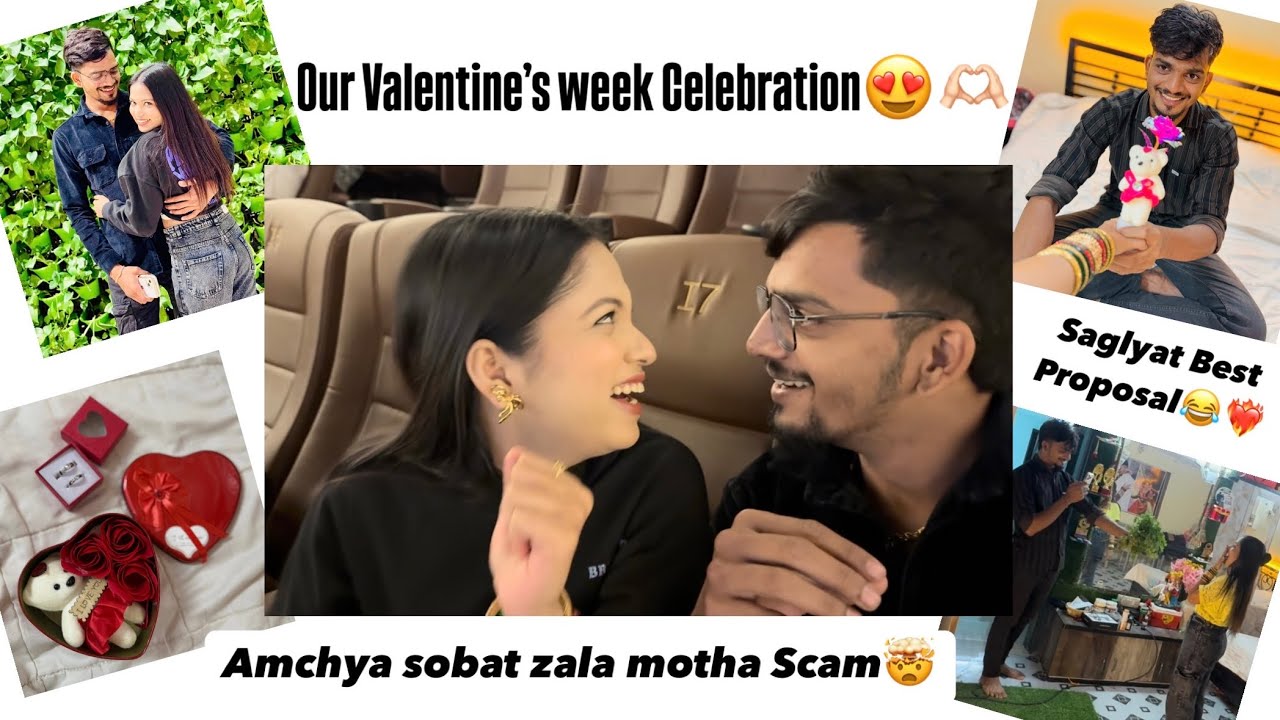 62nd Vlog😍Our Valentine’s week Celebration| आमच्या सोबत झाला मोठा Scam🤯