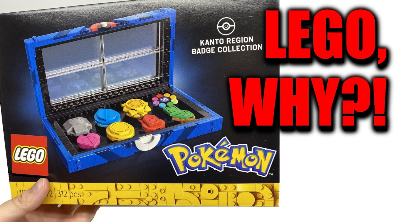 LEGO is Being STINGY With This Pokémon Badge Set