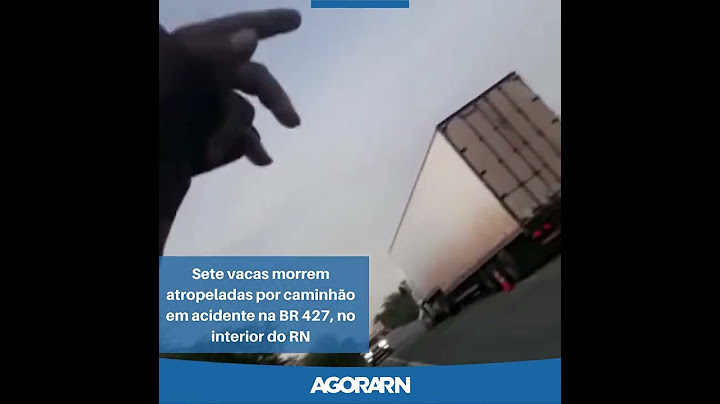 Sete vacas morrem atropeladas por caminhão em acidente na BR 427, no interior do RN