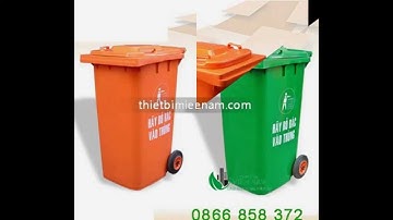 Thùng rác nhựa 120 lit, thùng rác nhựa 240 lit, thùng rác có bánh xe tiện dụng giá rẻ