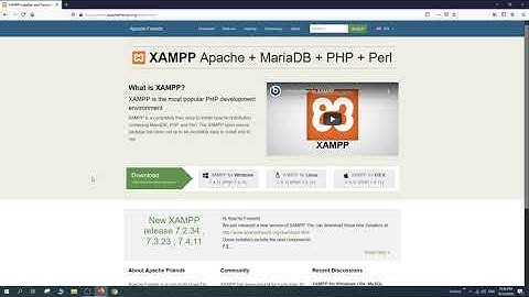 วิธีติดตั้งโปรแกรม  xampp โปรแกรมจำลอง Web Server PHP MySQL
