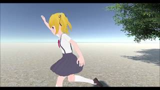【MagicaCloth #5】走る動作