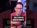 Crea tu base de datos de prompts