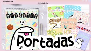 PORTADAS PARA TUS CUADERNOS DE FLORK - DESCARGABLES - thptnganamst.edu.vn