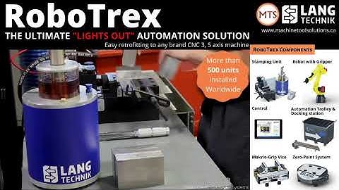 LANG RoboTrex Automation by Machine Tool Solutions