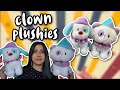 I found the cutest clown plushies on etsy!