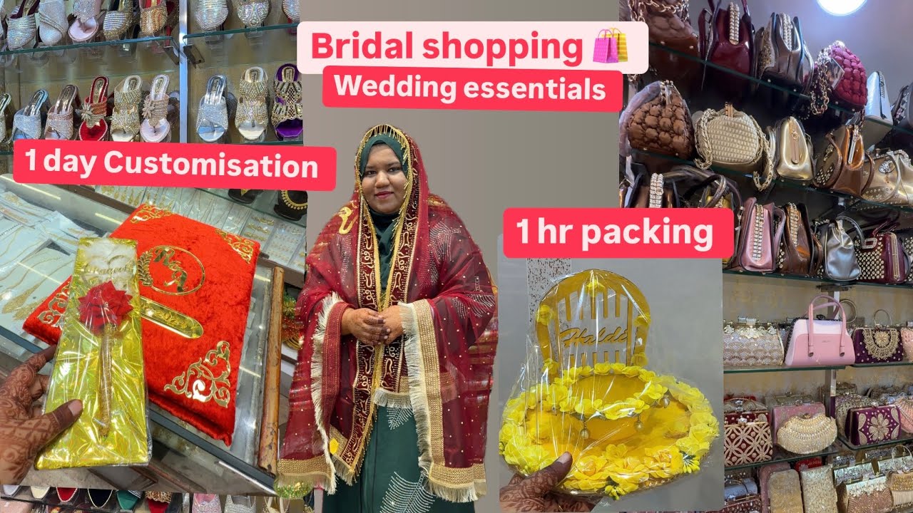 Bridal shopping 🛍️Wedding essentials in Shivaji Nagar Bangalore