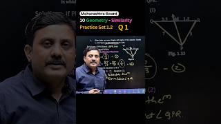 10th Geometry: Similarity Practice Set 1.2 Question 1 Shortcut! Shailesh Sir.
