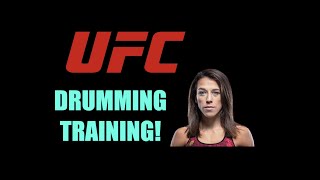 UFC Fight Training With A Drum Set!