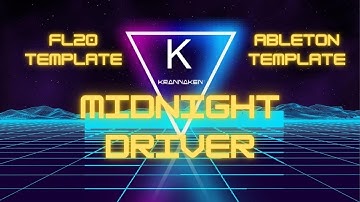Midnight Driver Synthwave Template for Ableton Live 11 and FL Studio 20