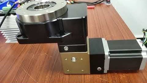 Central control rotary platform for robotic arm   hollow rotary platform application example