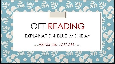 oet reading part C/ detailed explanation/ score high / whsp 9037531940 for OET AND CBT CLASSES