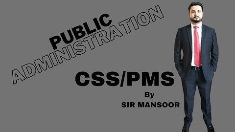 Lecture 6 Governance Approach to Public Administration