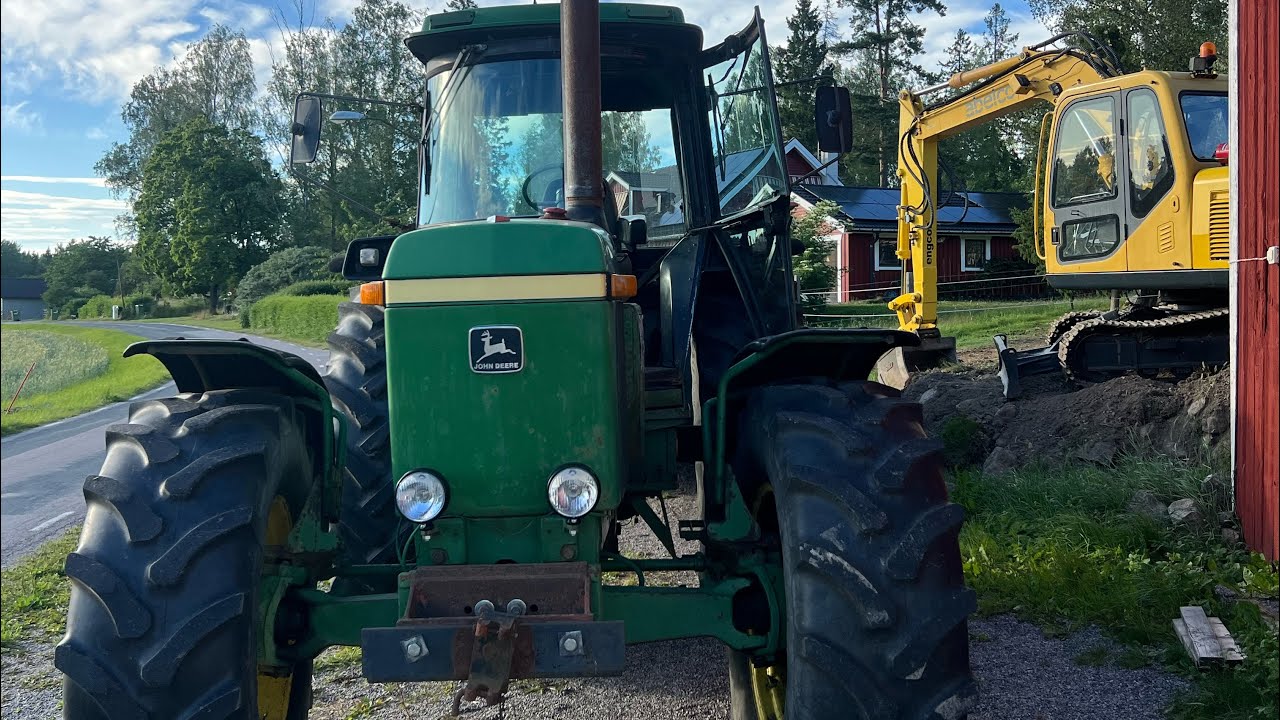 Storjobb med min 8tons grävmaskin och nya traktor med trailer [BJÖRNES GRÄV & MASKIN]