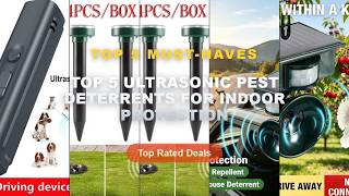 Don't Buy Top 5 Ultrasonic Pest Deterrents For Indoor Protection Before Watching This! - 2026 NEW Ou