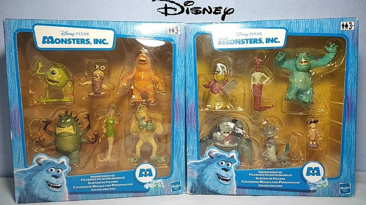 Обзор наборов фигурок Disney Pixar 2001 года от Hasbro Monsters, Inc.!