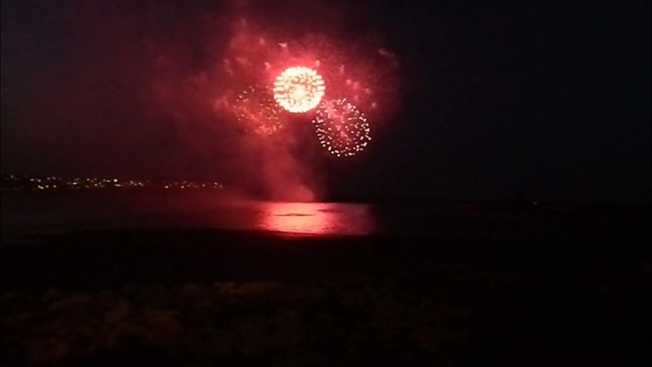 Isle of Man offshore fireworks display YouTube