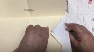 Collaged Stacked Envelope File Folder Journal  Part 1