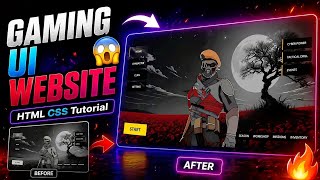 Gaming Lobby UI Website 🔥 Full HTML CSS Tutorial