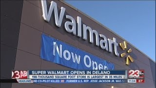 New Delano Wal-Mart opens doors