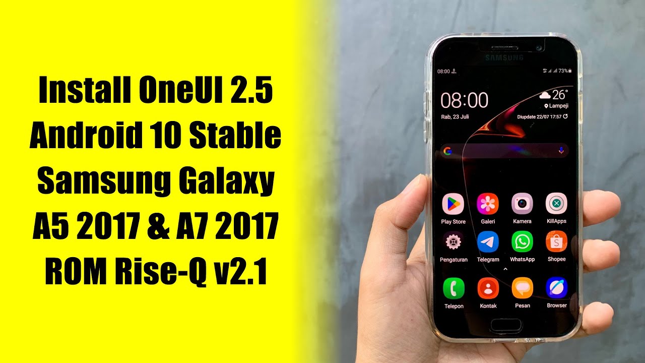 Bagus Banget! Tutorial Install One UI 2.5 di Galaxy A5 & A7 (2017) | Rise-Q ROM v2.1