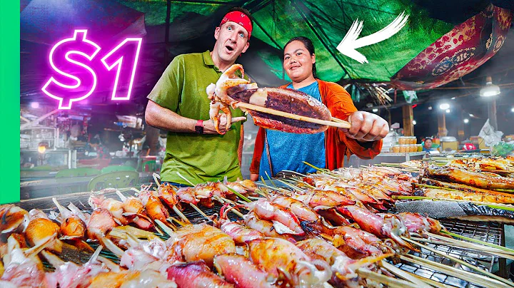 Cambodia’s $1 Seafood Chef vs $180 Seafood Chef!!