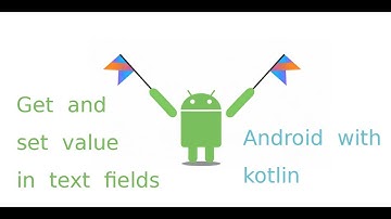 Android kotlin tutorial - Click event and get set values