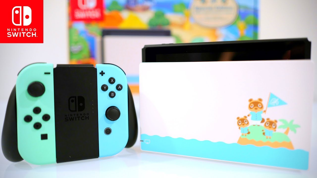 Hands On Animal Crossing New Horizons Special Edition Nintendo Switch System Youtube