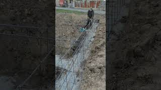 строительство частного часть 3 связка арматуры фундамента и подушки Я нанимал бригаду!
