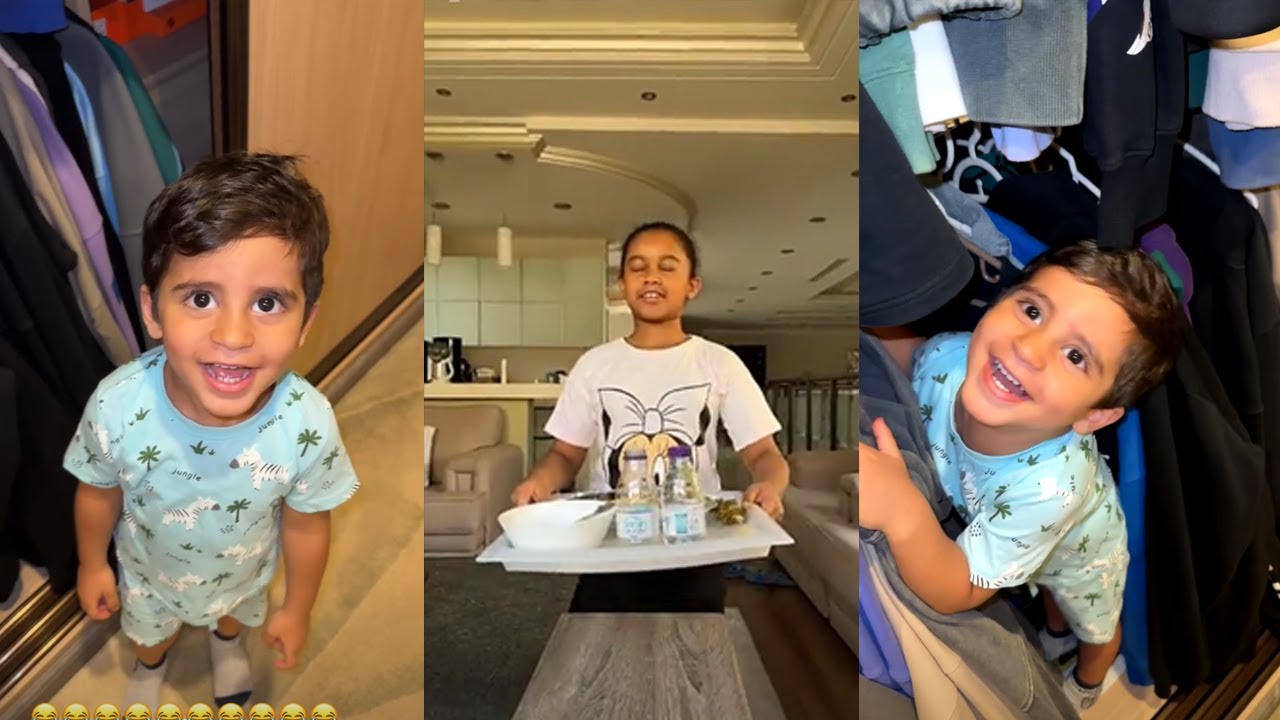 ضحك عبدالرحمن وهيفاء علي الطيحان وفقرة الأختباء مع حسوني😂😅