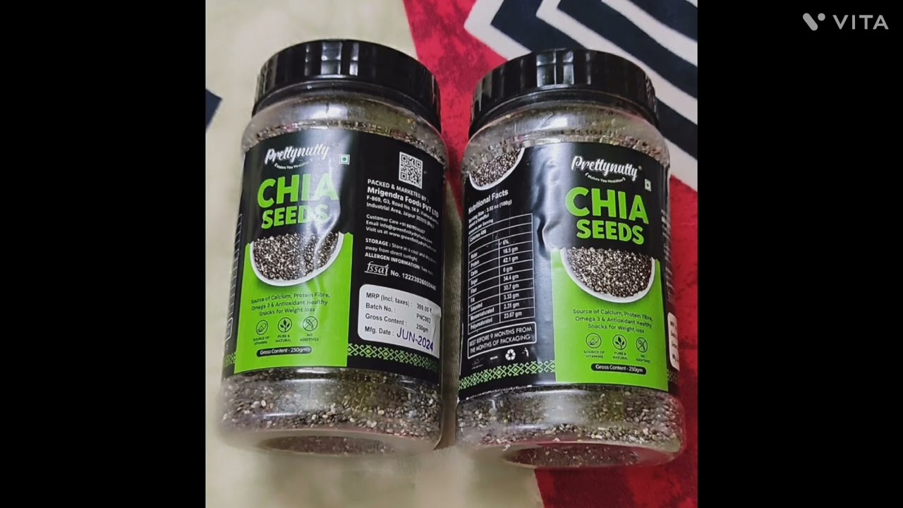 Prettynutty Raw Chia Seeds for Weight loss and Anand Tomoto Ketchup (1KG)