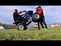 TEACHING OMI HOW TO WHEE!E A QUAD ! | BRAAP VLOGS