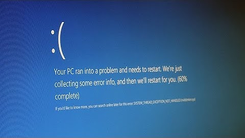 Making Windows Vista "Crash"