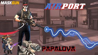 Maskgun Gameplay Team Deathmatch|!! di Maps Airport auto Winner| Full MeGa Kill 🔥🔥🔥🔥😎 screenshot 3