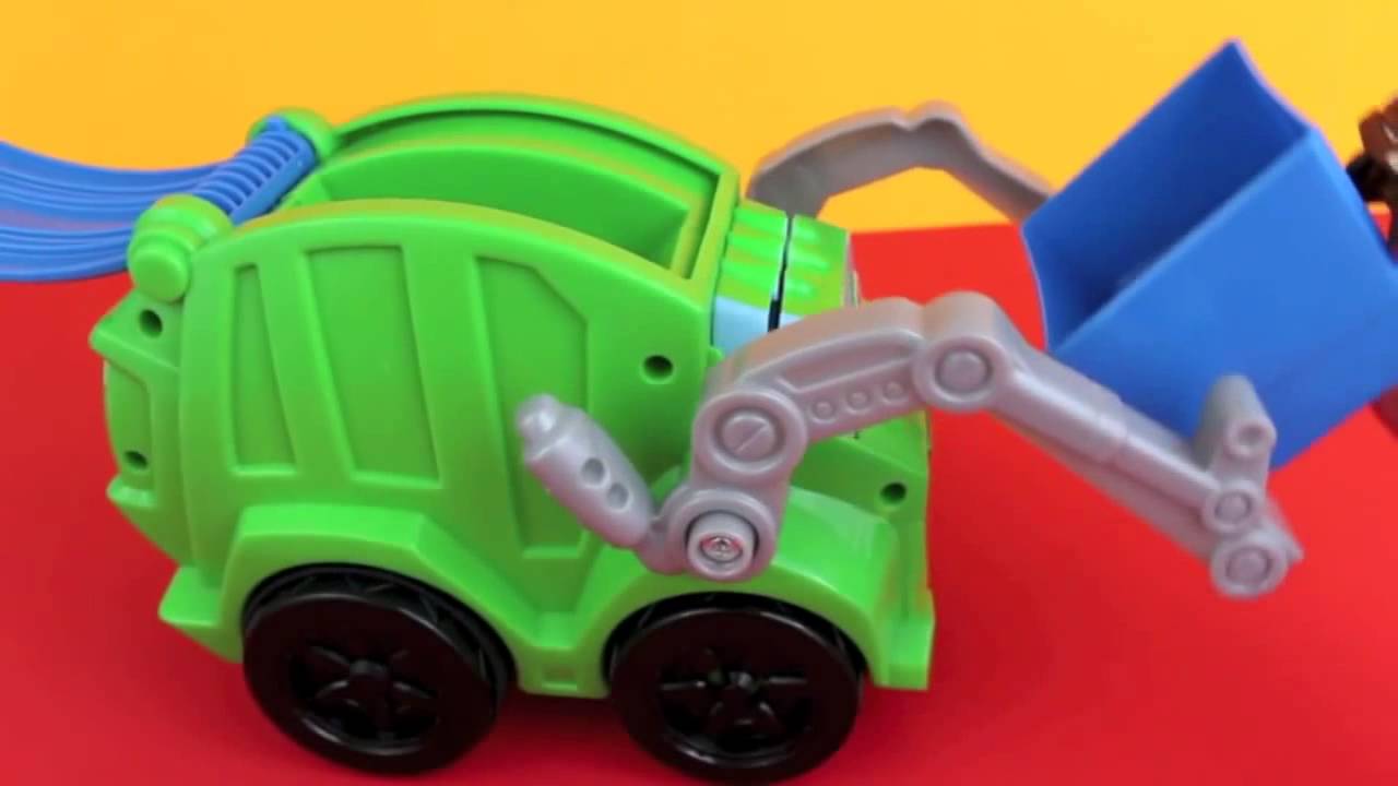 Play Doh Diggin Rigs Disney Pixar Cars Trash Tossin Rowdy The Garbage ...