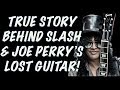 Capture de la vidéo Guns N' Roses Documentary: True Story Behind Slash & Joe Perry's November Rain Guitar (59 Les Paul)