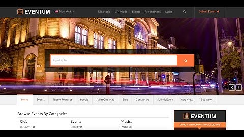 Eventum WordPress Events Directory Theme by Templatic