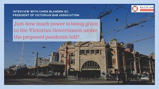 Serious concerns regarding Victoria's proposed Pandemic Management Bill