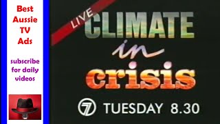 Climate Crisis in Australia - TV promo [1989] - Best Aussie TV Commercials