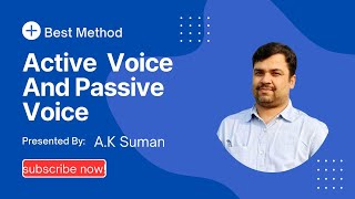 Active Voice And Passive Voice