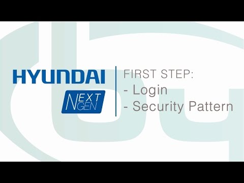 By Demes | On-line manuals - Hyundai Nextgen Initial Login