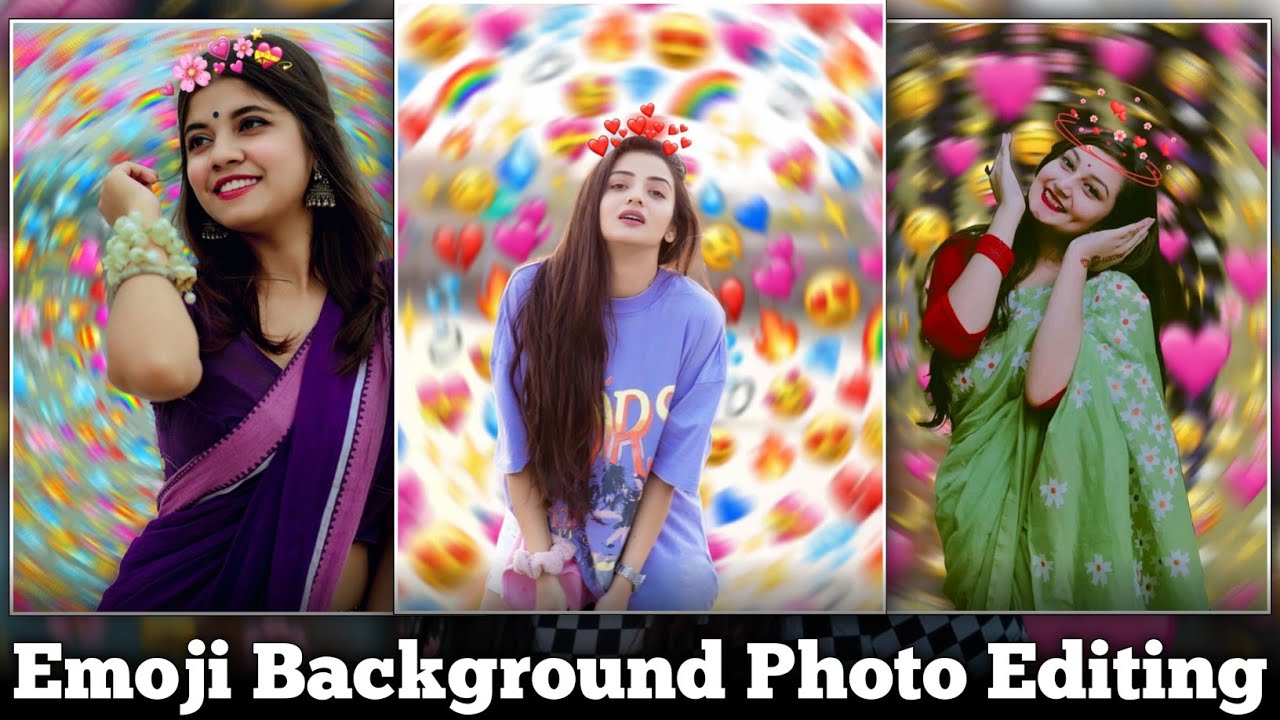 How To Create An Emoji Background Edit | How To Do The Emoji Background On PicsArt | KAZAL TECH