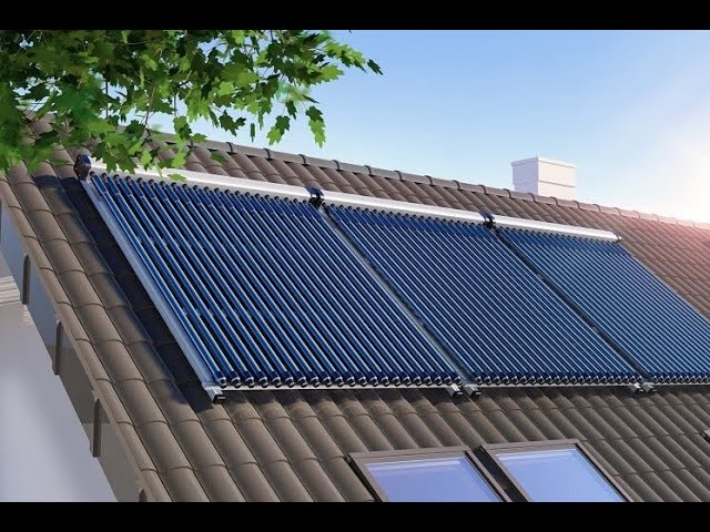 Solárny kolektor na ohrev vody, návod ako to funguje - solarnepanelydomov.sk - YouTube