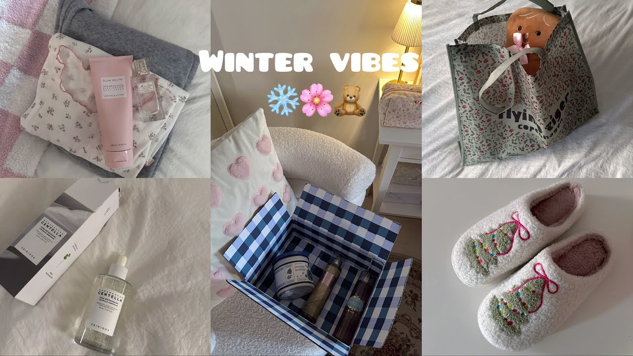 يوميات نوفمبر 📔مشترياتي الشتوية ❄️🧣انبوكسينق 📦تسوق 🛒 ماتشا 🍵 winter vibes 
