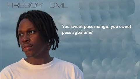 Fireboy Dml Need You (lyrics video)
