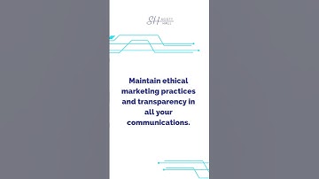 Stay Ethical and Transparent