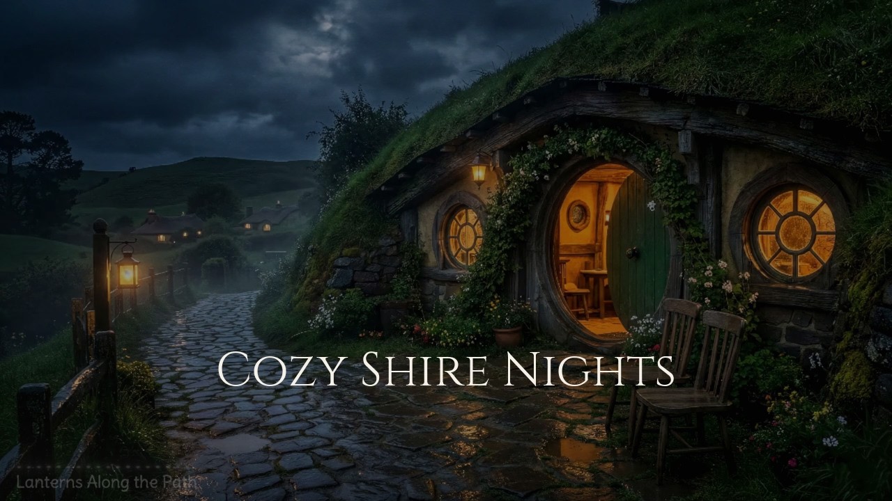 Cozy Shire Nights | Fantasy Medieval Music for Deep Sleep & Relaxation [No Ads]