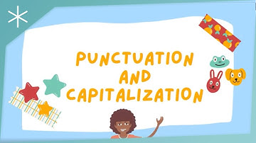 Punctuation and capitalization