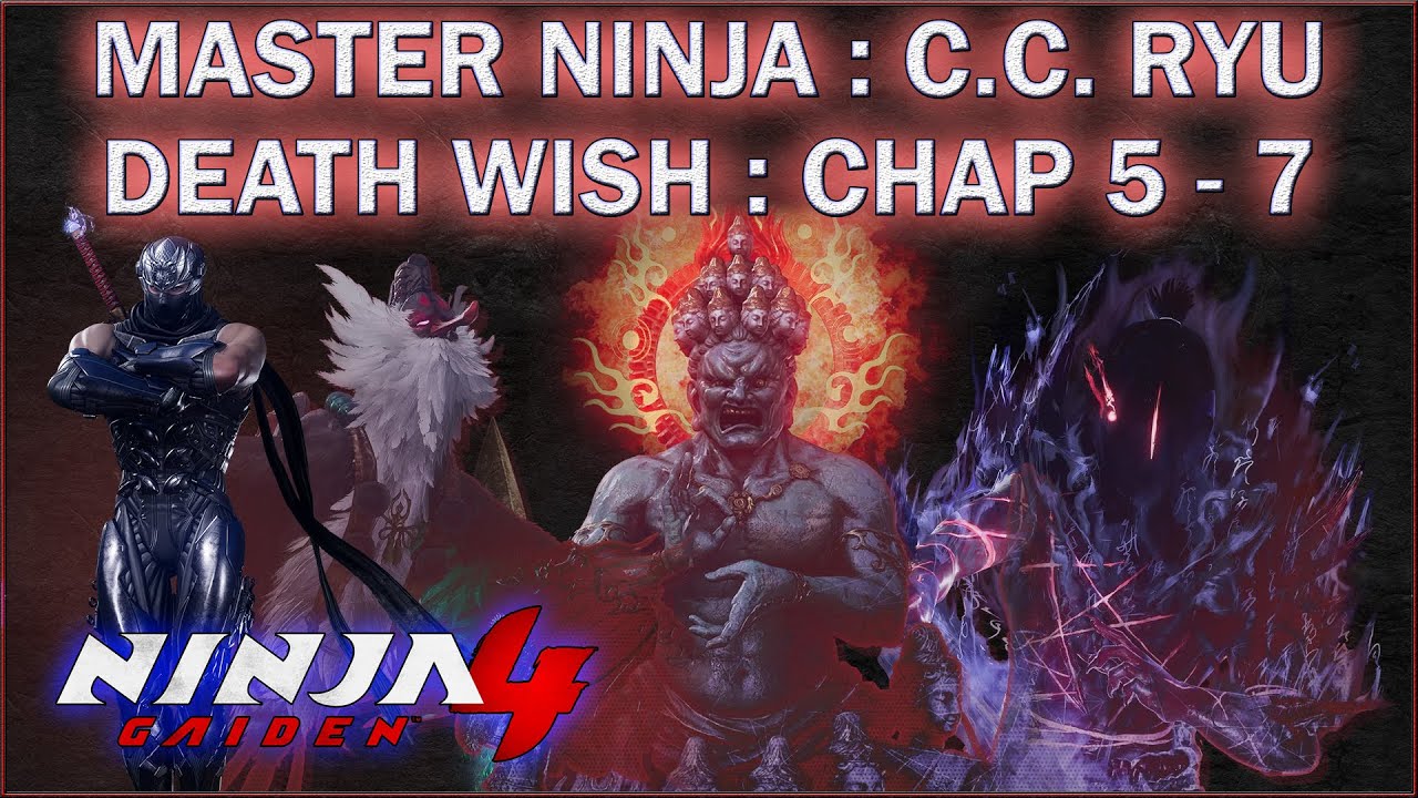 [Ninja Gaiden 4] CC Ryu : Master Ninja - Death Wish : Chapter 5-7 - YouTube